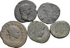 ROM Lot 5 Stück spätrömische Bronzemünzen -