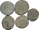 ROM Lot 5 Stück spätrömische Bronzemünzen -
