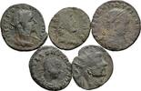 ROM Lot 5 Stück spätrömische Bronzemünzen -
