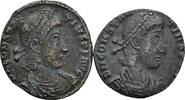 ROM Lot 2 Stück AE3 Münzen Thessalonica Constantius II. 337-361 -