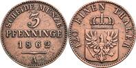 Preussen 3 Pfennige Wilhelm I. 1861-1888 -