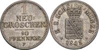 Sachsen 1 Neugroschen Friedrich August II. 1836-1854 -