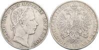 Kaisertum Österreich 1 Gulden Kaiser Franz Joseph I. 1848-1916 -