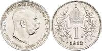 Kaisertum Österreich 1 Krone Kaiser Franz Joseph I. 1848-1916 -