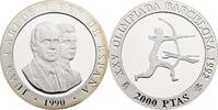 Spanien 2000 Pesetas Olympische Sommerspiele Barcelona 1992-Bogenschütze -