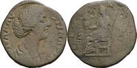 ROM Sesterz Faustina - Frau d. Antoninus Pius (141) -