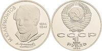 Russland/Sowjetunion 1 Rubl 175. Geburtstag von Michail Lermontov -