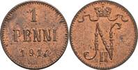 Finnland Großfürstentum 1 Penni Nikolaj II. 1894-1917 -