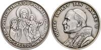 Vatikan High Relief Silbermedaille Papst Johannes Paul II. -