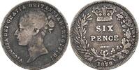 Großbritannien Six Pence Victoria 1837-1901 -