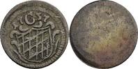 Bayern einseitiger Pfennig Karl Albert 1726-1745 -