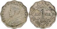 1 Anna 1915 Indien George V. / seltener Jahrgang! ss