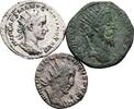 ROM, Kaiserzeit Lot Antoniniane, As Gordianus III. Pius 238-244/Marcus Aurelius 161-180/Gallienus 259-268 -