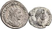 ROM, Kaiserzeit Lot 2 Stück Münzen (1x Denar+1x Antoninian) Antoninus Pius 138-161 / Gallienus 259-268 -