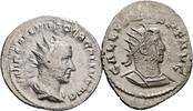 Lot 2 Stück Antoniniane  ROM, Kaiserzeit Trebonianus Gallus (251-253), Gallienus 259-268 ss-/ss