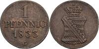 Sachsen, Königreich 1 Pfennig Anton 1827-1836 -