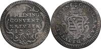 Sachsen-Meiningen 1 Kreuzer Charlotte Amalie 1763-1775 -