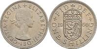 Großbritannien 1 Shilling 1966 Queen Elizabeth II. ss/vz 2,50 EUR  plus 10,00 EUR verzending
