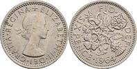 Großbritannien 6 Pence Queen Elizabeth II. -