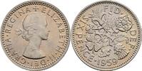 Großbritannien 6 Pence Queen Elizabeth II. -