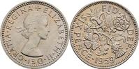 Großbritannien 6 Pence Queen Elizabeth II. -
