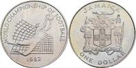 Jamaika 1 Dollar Fussball WM in Spanien 1982 -