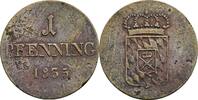 Bayern, Ludwig I. Karl August 1825-1848 1 Pfennig -
