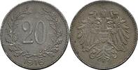 Österreich, Kaiser Franz Joseph I., 20 Heller -