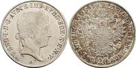 Österreich, Ferdinand I. 1835-1848 20 Kreuzer 1844 A, Wien vz 25,00 EUR  plus 10,00 EUR verzending