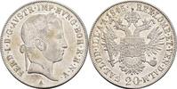 Österreich, Ferdinand I. 1835-1848 20 Kreuzer 1845 A, Wien vz 25,00 EUR  plus 10,00 EUR verzending