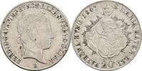 Österreich, Ferdinand I. 1835-1848 20 Kreuzer 1847 B ss 22,00 EUR  plus 10,00 EUR verzending