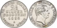 2 1/2 Silbergroschen 1852 A Preussen  ss