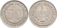 Deutsches Reich 50 Reichspfennig 1928 D VF