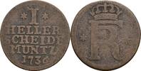 Preussen, Friedrich Wilhelm I. 1713-1740 1 Heller -