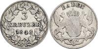 Baden Durlach 3 Kreuzer Leopold 1830-1852 -