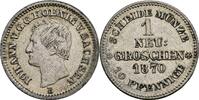 Sachsen, Johann 1854-1873 1 Neugroschen -