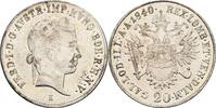 Österreich, Ferdinand I. 1835-1848 20 Kreuzer 1840 E ss- 22,00 EUR  plus 10,00 EUR verzending