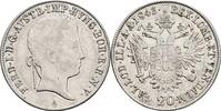 Österreich, Ferdinand I. 1835-1848 20 Kreuzer 1843 A, Wien ss/vz 20,00 EUR  plus 10,00 EUR verzending