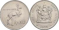 Südafrika 1 Rand 1977 ss, Randfehler 2,50 EUR  plus 10,00 EUR verzending