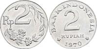 Indonesien 2 Rupiah 1970 ss+ 2,50 EUR  plus 10,00 EUR verzending