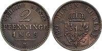 Preußen, Wilhelm I. 1861-1888 2 Pfennige -