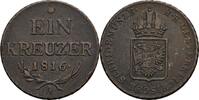 Österreich, Franz II.(I.) 1792-1835 1 Kreuzer 1816 A, Wien ss 8,00 EUR  plus 10,00 EUR verzending