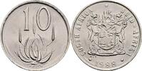 Südafrika 10 Cents 1988 vz 2,50 EUR  plus 10,00 EUR verzending