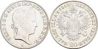 Österreich, Ferdinand I. 1835-1848 20 Kreuzer 1841 A, Wien ss/vz 15,00 EUR  plus 10,00 EUR verzending