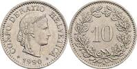 Schweiz 10 Rappen 1990 ss+ 2,50 EUR  plus 10,00 EUR verzending
