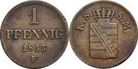 Sachsen, Johann 1854-1873 1 Pfennig -