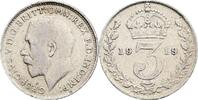 Großbritannien 3 Pence 1919 ss 2,50 EUR  plus 10,00 EUR verzending