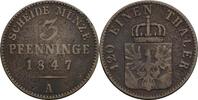 Preussen, Friedrich Wilhelm IV. 1840-1861 3 Pfennige -