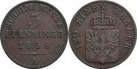 Preussen, Friedrich Wilhelm IV. 1840-1861 3 Pfennige -