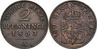 Preussen, Friedrich Wilhelm IV. 1840-1861 2 Pfennige -